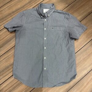 Lacoste RegularFit Button Down Shirt. Mens 42 Large